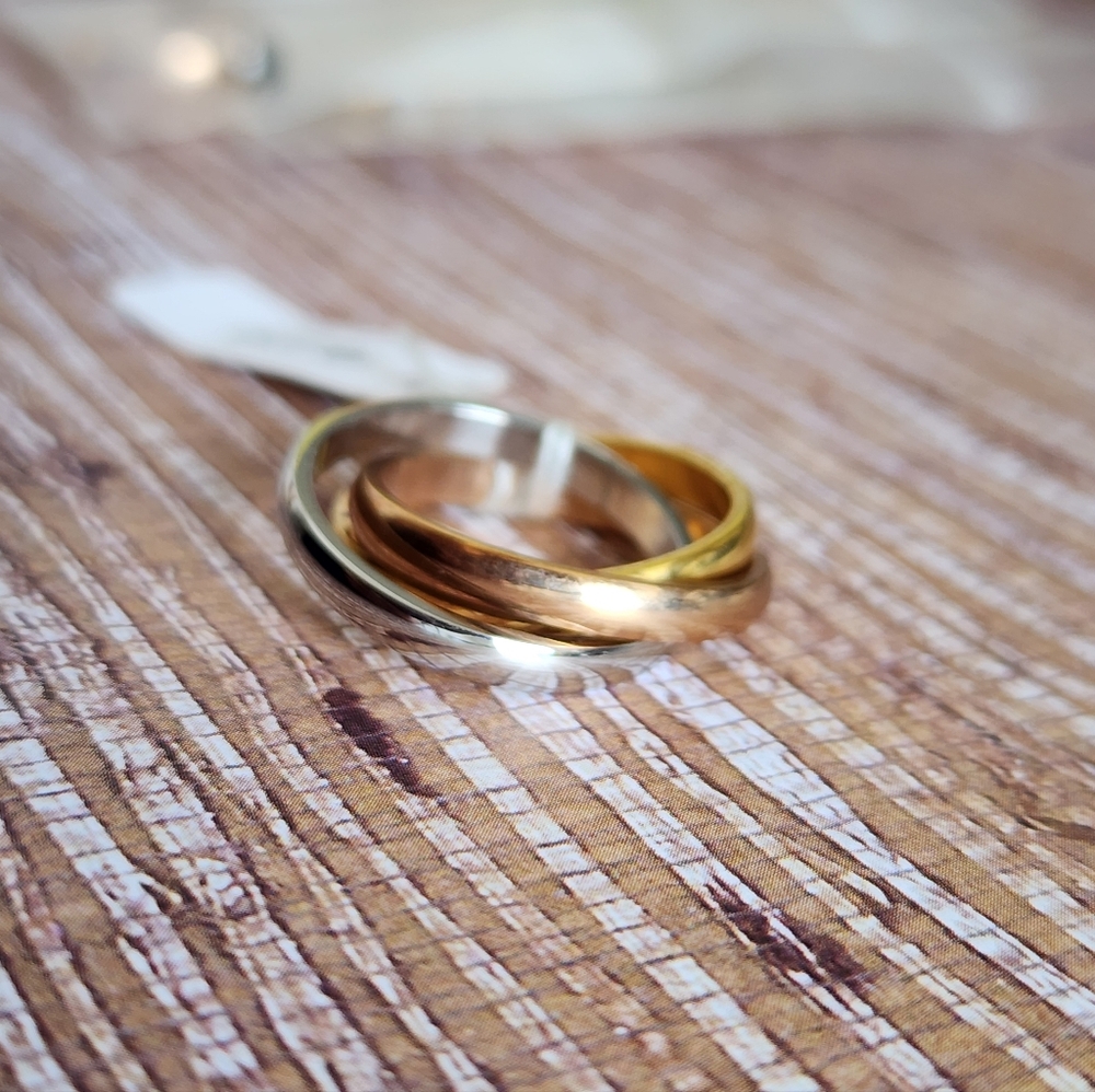 𝅺💜💛STAINLESS steel ring💛💜 - Picture 2 of 8